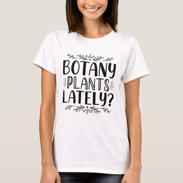 T-shirt Plantes botaniques récemment (Devant)