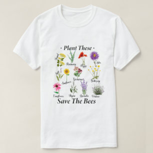 T-shirt Plantes ces sauvent les abeilles
