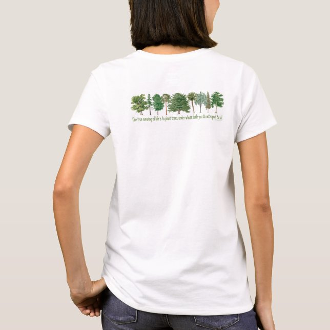 T-shirt Plantes De l'environnement (Dos)
