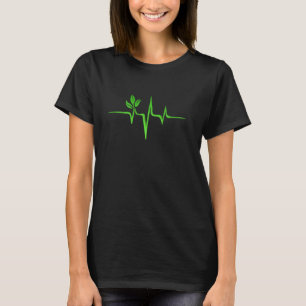 T-shirt Plantes drôles Battement de coeur Légumes Végétali
