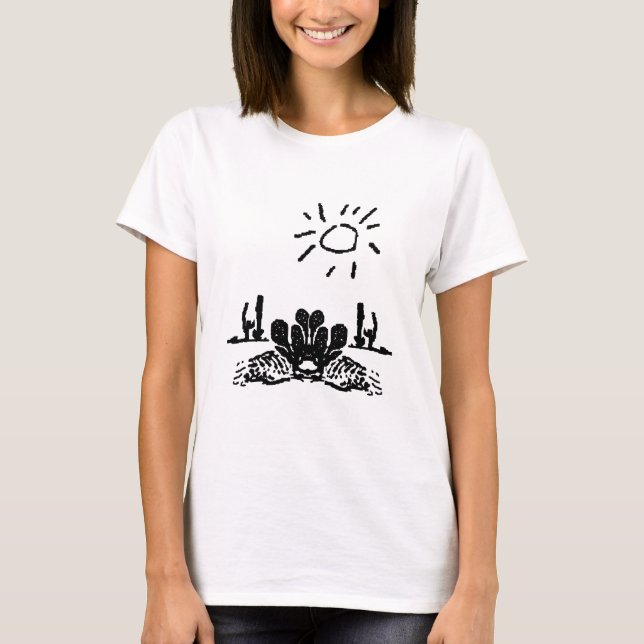 T-shirt Plantes du désert (Devant)