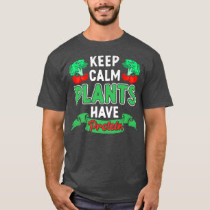 T-shirt Plantes ont Protein Vegan Végétarien Véganisme Veg