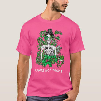 T-shirt Plantes pas gens Squelette Végétal Gardener Farm