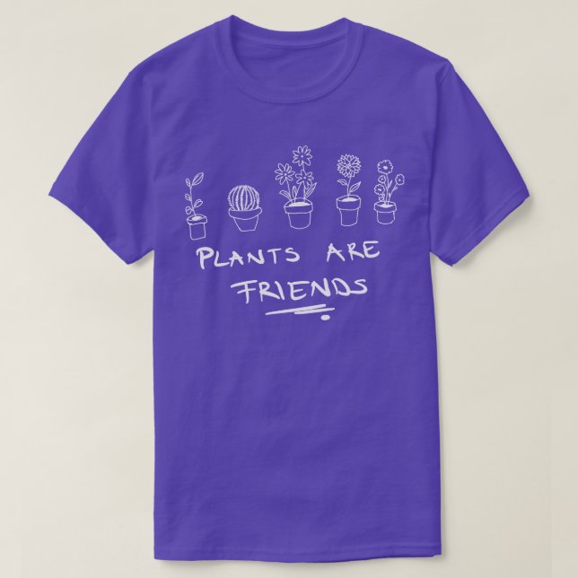 T-shirt Plantes sont amis (Design devant)