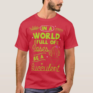 T-shirt Plantes succulents 1