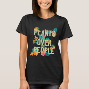 T-shirt Plantes sur les gens Monstera Coloré Floral