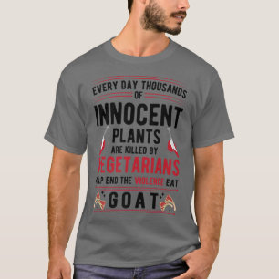 T-shirt Plantes tués par des végétariens Mettre fin à la v