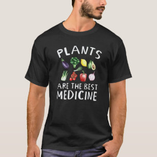 T-shirt Plantes Végétalien Légumes Sont Médecine Végétari