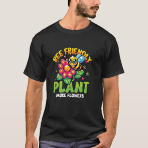 T-shirt Plantez plus de fleurs amies des abeilles Apicultu