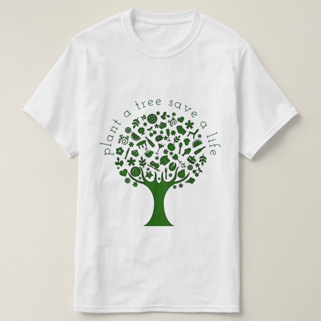 T-shirt Plantez un arbre (Design devant)