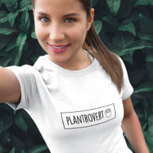 T-shirt Plantrovert Plante Lover