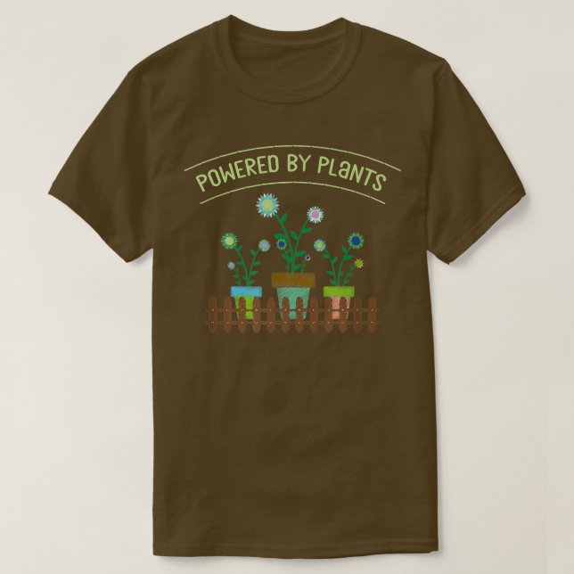 T-shirt Plantsman de fleurs Plantes en poudre Jardin (Design devant)