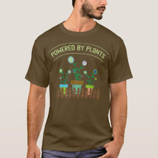 T-shirt Plantsman de fleurs Plantes en poudre Jardin