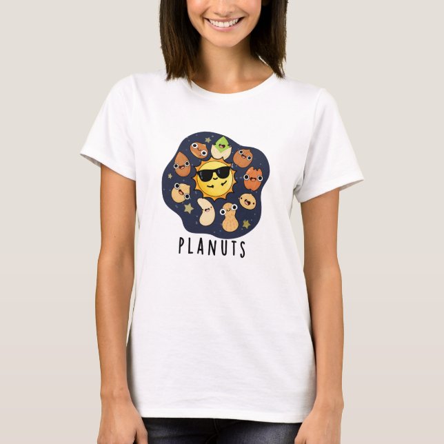 T-shirt Planuts Funny Astronomie Nuts Pun (Devant)