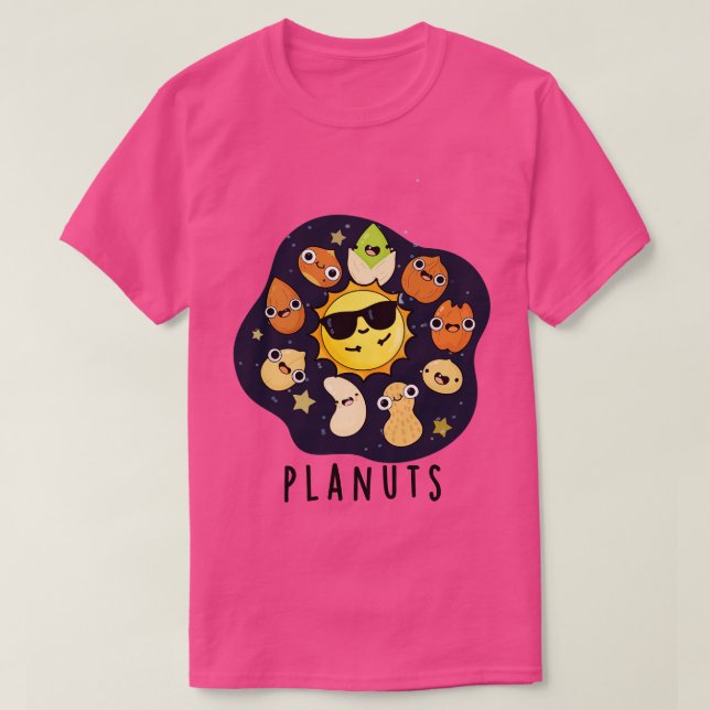T-shirt Planuts Funny Astronomie Nuts Pun 1 (Design devant)