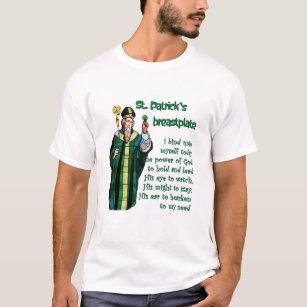 T-shirt Plaque d'allaitement de la prière de Saint Patrick