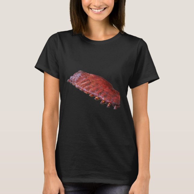 T-shirt Plaque de côtes de porc BBQ  (Devant)