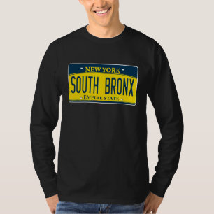 T-shirt Plaque de licence de quartier South Bronx New York