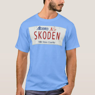 T-shirt Plaque de licence SKODEN Alberta