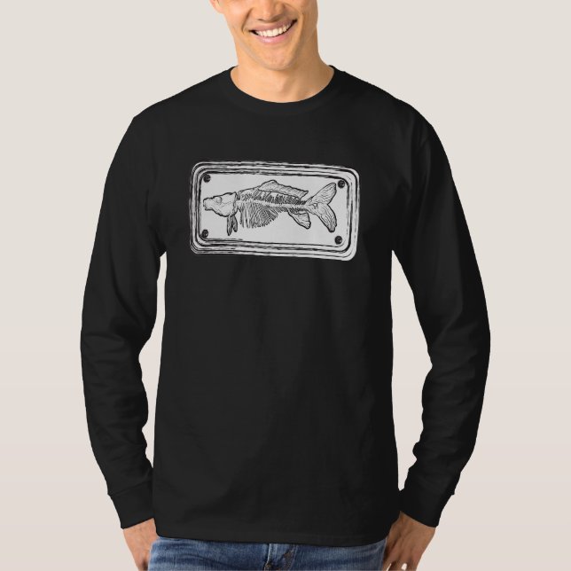 T-shirt Plaque de pêche aux poissons morts (Devant)