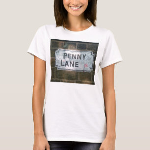T-shirt Plaque de rue de ruelle de penny
