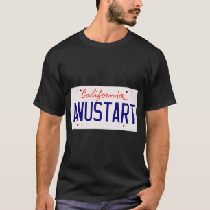 T-shirt Plaque d'immatriculation Anustart A New Start de T
