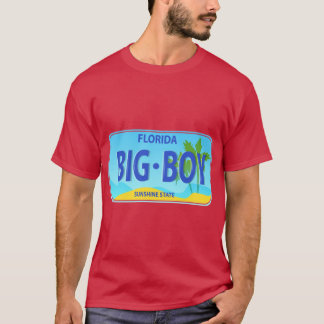 T-shirt Plaque d'immatriculation Floride surdimensionnée