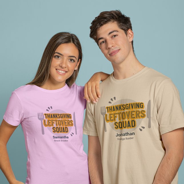 T-shirt Plaque Fourche de couteau Thanksgiving Leftovers S (Créateur téléchargé)