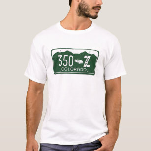 T-shirt Plaque minéralogique du Colorado 350Z