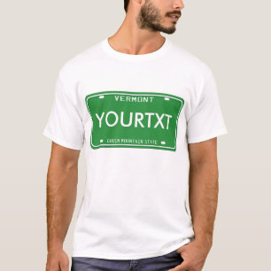 T-shirt Plaque minéralogique du Vermont