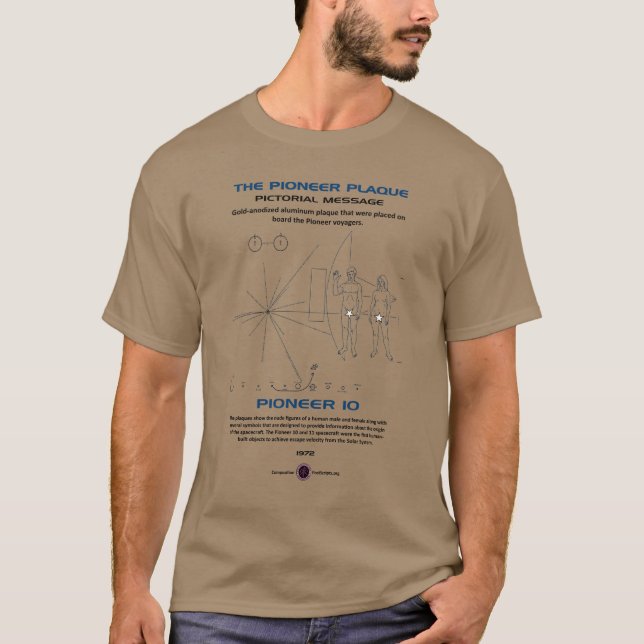 T-shirt Plaque Pioneer (Devant)