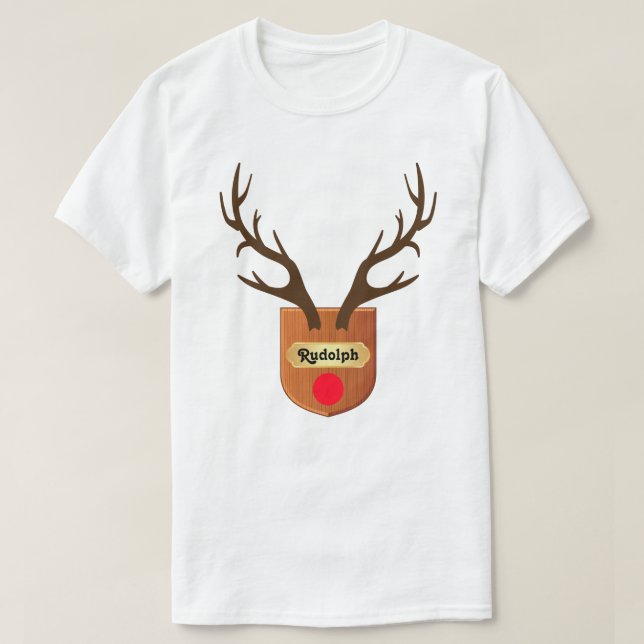 T-shirt Plaque Rudolph (Design devant)