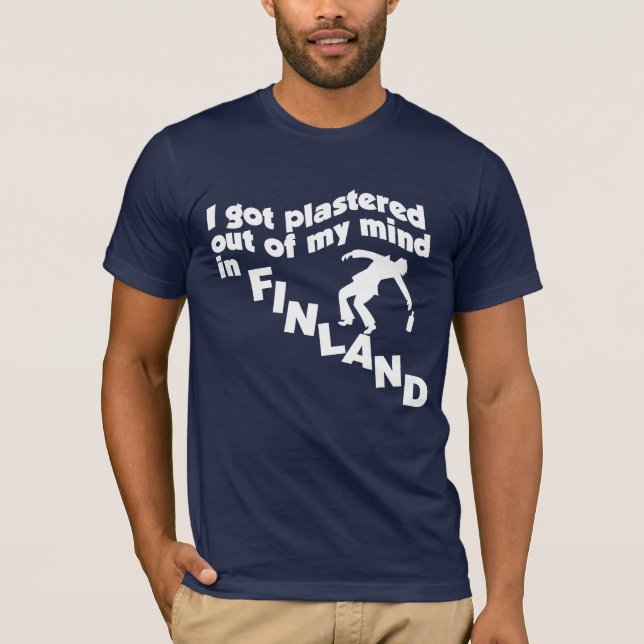 T-shirt Plastered in Finland (Devant)