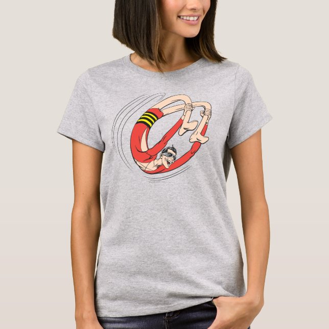 T-shirt Plastic Man Backbend Wheel (Devant)