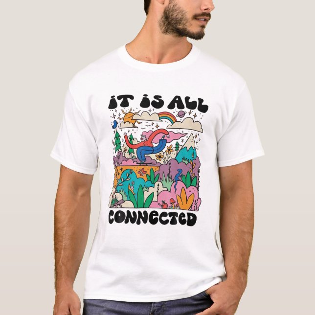 T-shirt Plastics Climate Change Social Justice - It’S All (Devant)