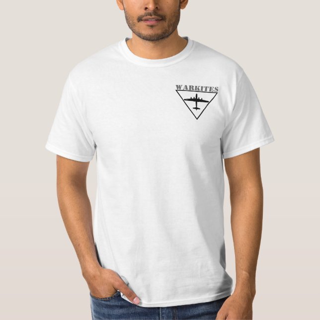 T-shirt Plat argenté de Warkites B-29 (Devant)