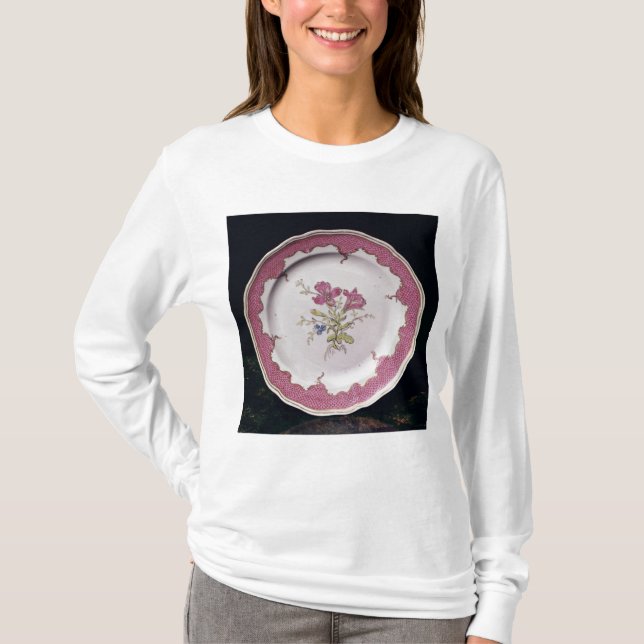 T-shirt Plat avec la conception botanique (Devant)