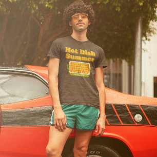 T-shirt Plat chaud Summer Funny Casserole Graphic