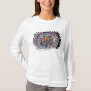 T-shirt Plat de Delft avec des vues de la tour de Londres