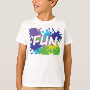 T-shirt Plat de peinture amusant