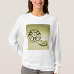 T-shirt Plat de porcelaine de Worcester avec la décoratio