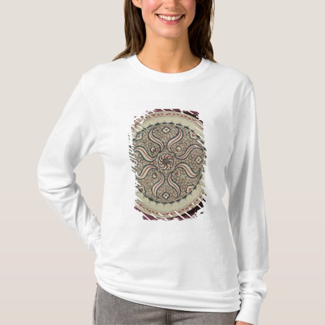 T-shirt Plat décoré d'un motif de flamme (Devant)
