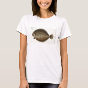 T-shirt Plat XLIX de turbot (Pleuronectes Maximus) de 'Ich