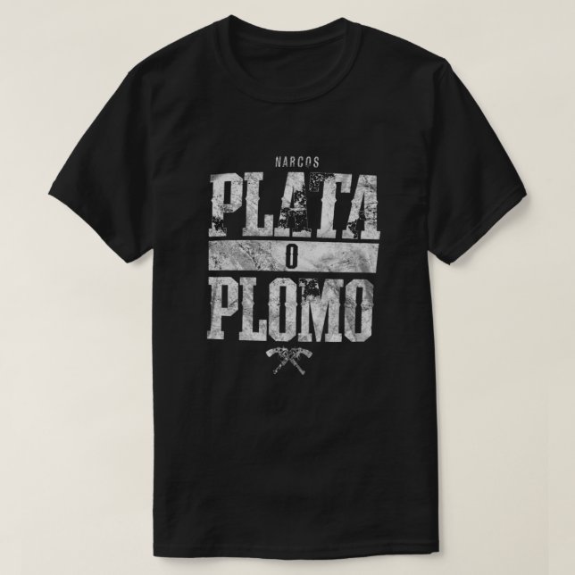 T-shirt PLATA O PLOMO MERCH Essential T-Shirt.png (Design devant)