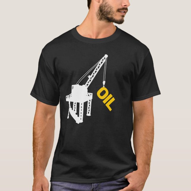 T-shirt Plate-forme de construction (Devant)