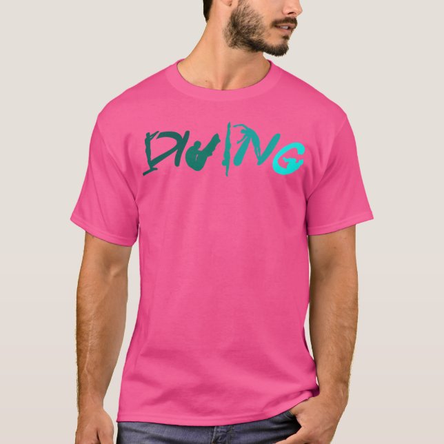 T-shirt Plate-forme de plongée Springboard High Diving (Devant)