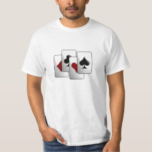 T-shirt Plate-forme des cartes de jeu