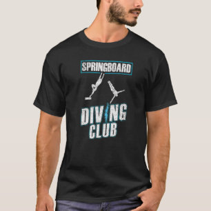 T-shirt Plate-forme Diver Club Plongée Springboard