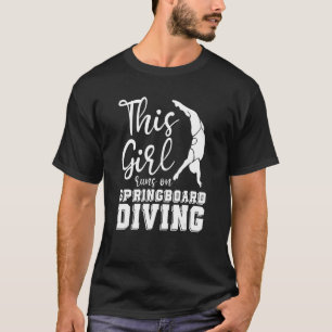 T-shirt Plate-forme Diver Girl - Plongée Springboard