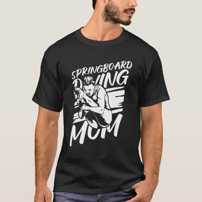 T-shirt Plate-forme Diver Maman Plongée Springboard (Devant)
